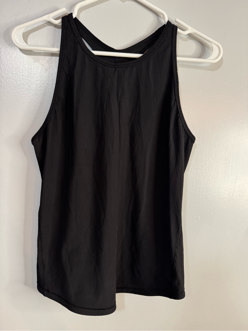 Lululemon Athletica Black Ribbed Racerback Muscle Tank Size 2